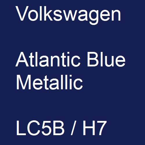 Volkswagen, Atlantic Blue Metallic, LC5B / H7.